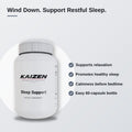 Kaizen Performance Nutrition SLEEP – Supports Relaxation & Healthy Sleep, 60 Capsules