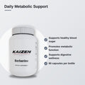 Kaizen Performance Nutrition Berberine – Supports Healthy Blood Sugar & Metabolic Function, 60 Capsules