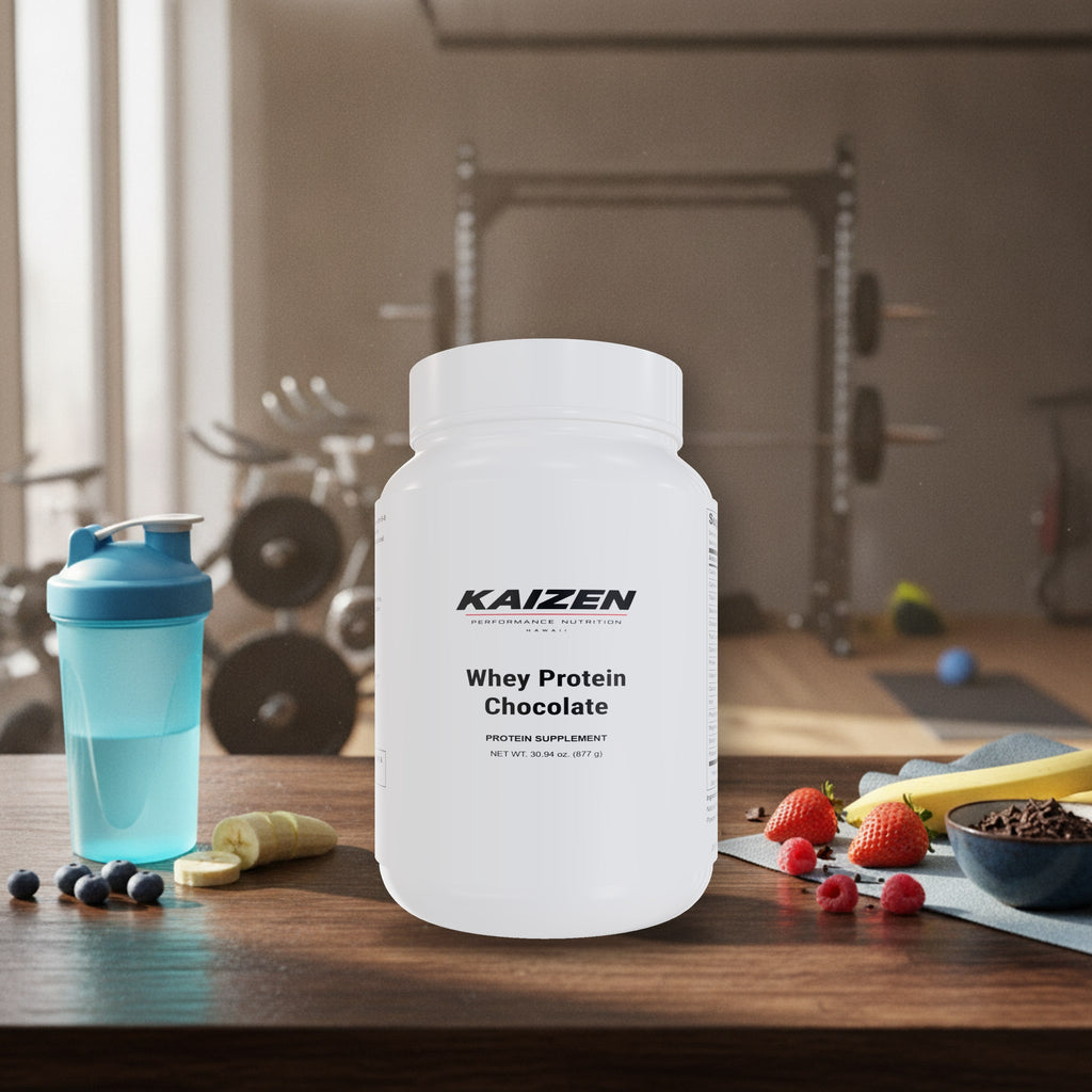 Kaizen Performance Nutrition ADVANCED WHEY PROTEIN CHOCOLATE – Supports Muscle Recovery, Pouch