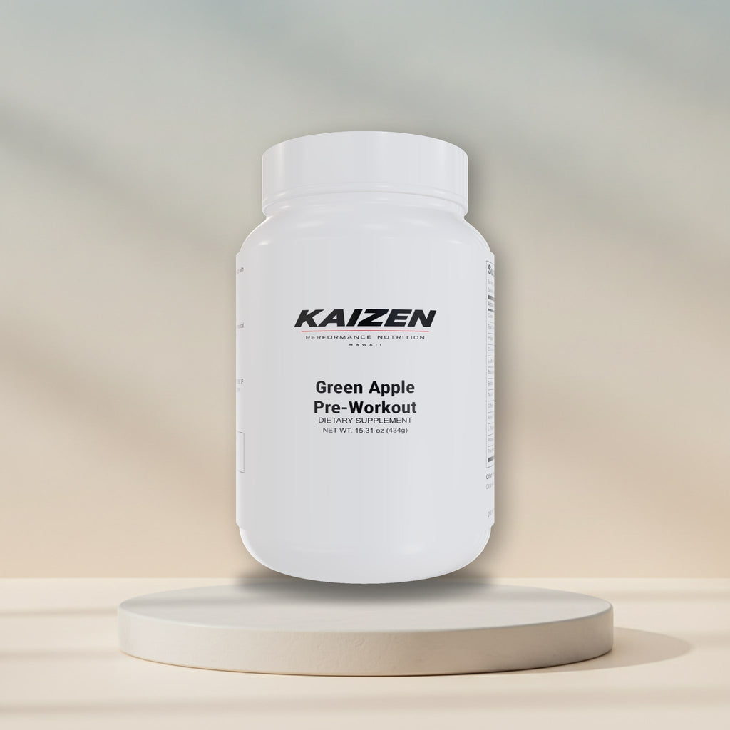Kaizen Performance Nutrition Green Apple Pre-Workout – Energy & Focus Support, 434g Powder