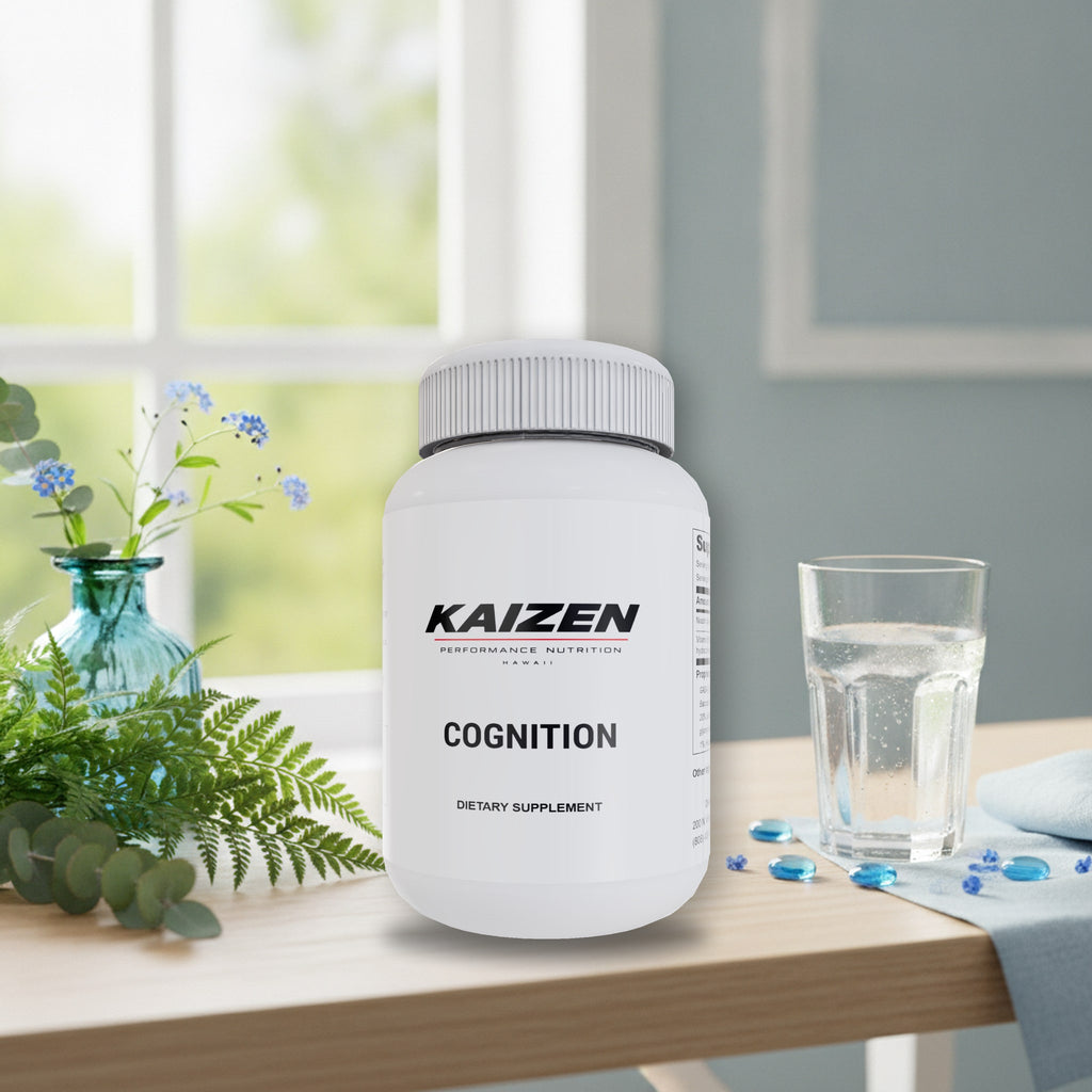 Kaizen Performance Nutrition COGNITIVE ENHANCEMENT – Focus & Clarity Support, 30 Capsules