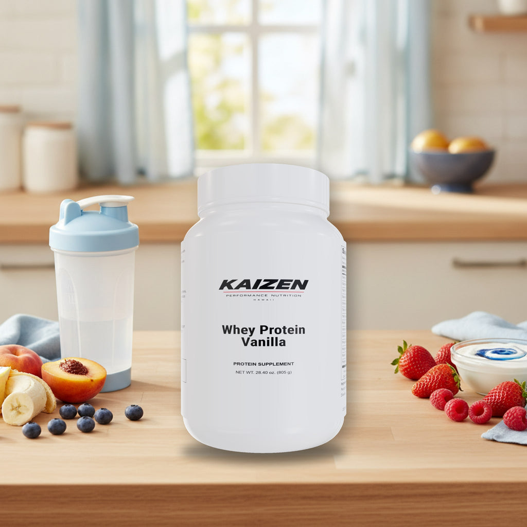 Kaizen Performance Nutrition ADVANCED WHEY PROTEIN VANILLA – Muscle Recovery Support, Pouch