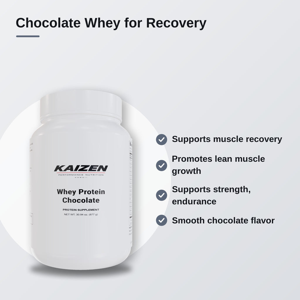 Kaizen Performance Nutrition ADVANCED WHEY PROTEIN CHOCOLATE – Supports Muscle Recovery, Pouch